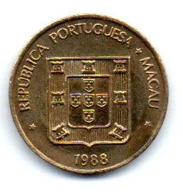 Macau - 1988 - 10 Avos