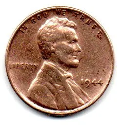Estados Unidos - 1944 - 1 Cent - Wheat / Trigo - Polida