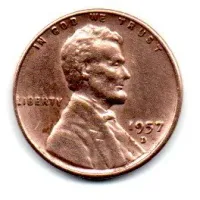 Estados Unidos - 1957D - 1 Cent - Wheat / Trigo - Polida