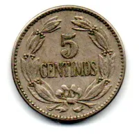 Venezuela - 1958 - 5 Centimos - Foto 2