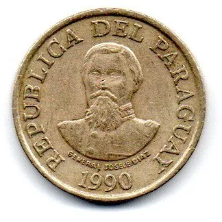 Paraguai - 1990 - 100 Guaranies