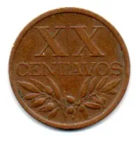 Portugal - 1963 - XX Centavos - Foto 2