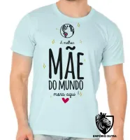 Camiseta adulto ou infantil mãe mora aqui dia das mães - Foto 5