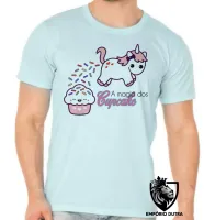Camiseta adulto ou infantil Magia dos Cupcake unicórnio - Foto 5