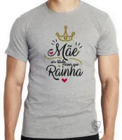 Camiseta adulto ou infantil mãe rainha dia das mães - Foto 4