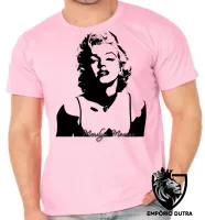 Camiseta adulto ou infantil Marilyn Monroe estados unidos - Foto 2