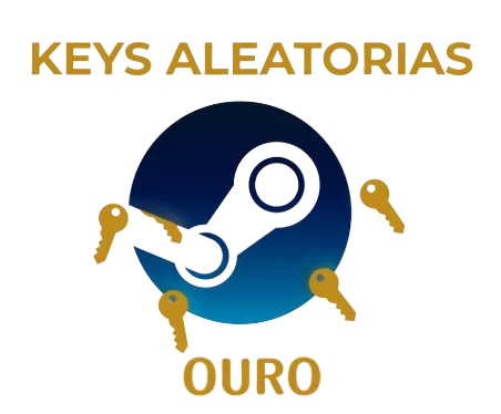 5x Keys de jogos Steam Aleatorias Ouro
