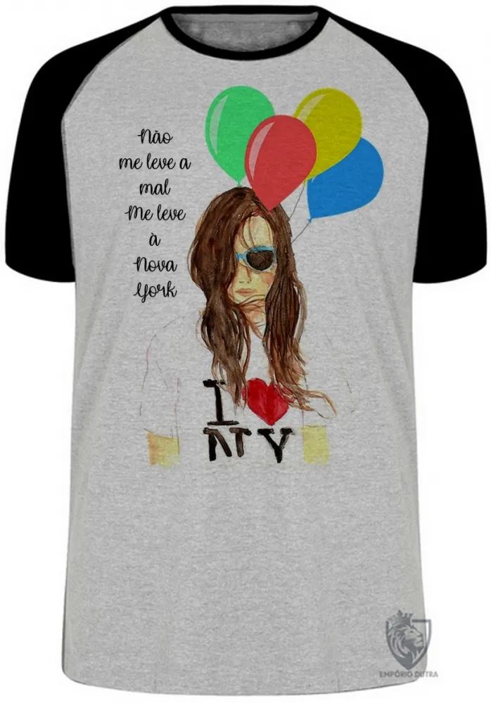 Camiseta adulto ou infantil Me leve à Nova York NY New York