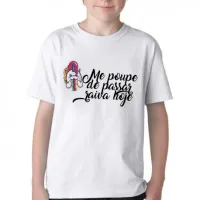 Camiseta adulto ou infantil Me poupe raiva hoje unicórnio bipolar - Foto 3