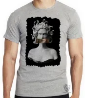 Camiseta adulto ou infantil medusa mitologia grega cobra - Foto 3