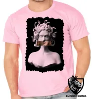Camiseta adulto ou infantil medusa mitologia grega cobra - Foto 4