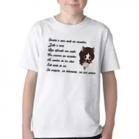 Camiseta adulto ou infantil meia noite me encontrar vampiro lobisomen - Foto 3