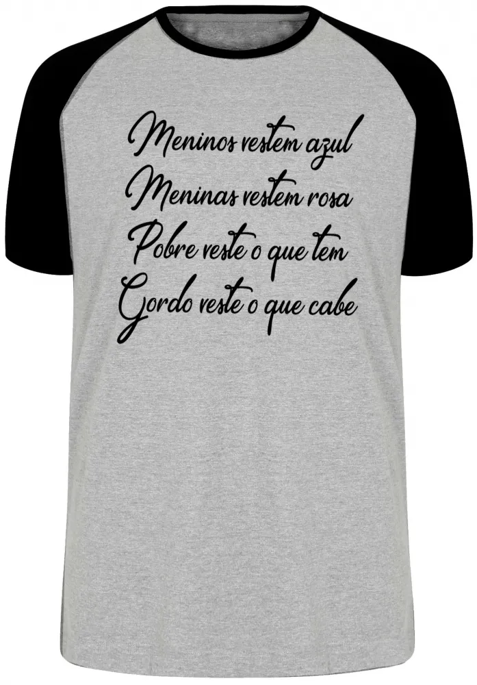 Camiseta adulto ou infantil Meninos azul meninas rosa vestem Imagem