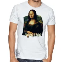 Camiseta adulto ou infantil Mona Lisa Leonardo Da Vinci - Foto 2