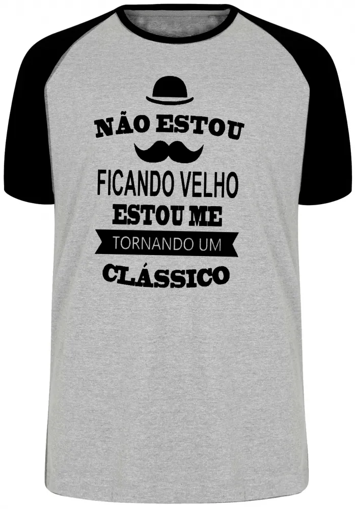 Camiseta adulto ou infantil Não estou ficando velho classico Imagem