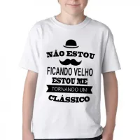 Camiseta adulto ou infantil Não estou ficando velho classico - Foto 3