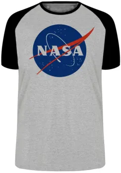Camiseta adulto ou infantil Nasa astronauta espacial espaço agencia