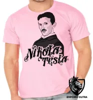 Camiseta adulto ou infantil nikola tesla genio eletrica - Foto 2