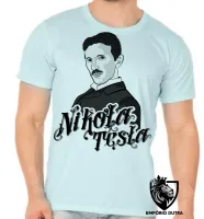 Camiseta adulto ou infantil nikola tesla genio eletrica - Foto 5