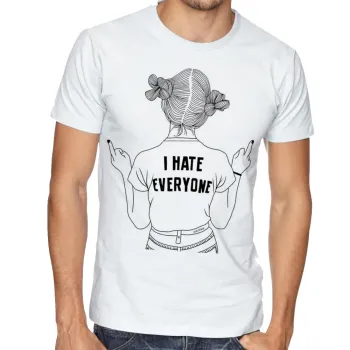 Camiseta adulto ou infantil odeio todos ranço mau humor - Foto 2