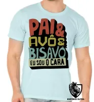 Camiseta adulto ou infantil pai avô bisavô - Foto 2