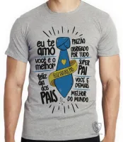 Camiseta adulto ou infantil pai gravata papai - Foto 3