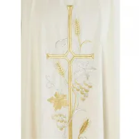 Casula Bordado Cruz 30 em Cores Litúrgicas - Foto 7