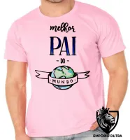 Camiseta adulto ou infantil pai mundo papai - Foto 2