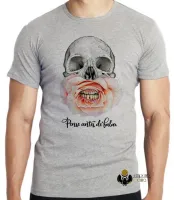 Camiseta adulto ou infantil Pense antes de falar bobagem - Foto 3