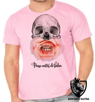 Camiseta adulto ou infantil Pense antes de falar bobagem - Foto 4