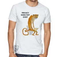 Camiseta adulto ou infantil Privacidade não existe engraçada not - Foto 2