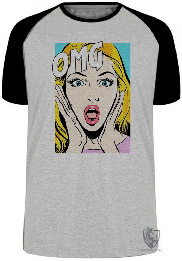 Camiseta adulto ou infantil Retro OMG 