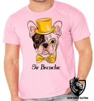 Camiseta adulto ou infantil Sir Brenchie Buldogue Francês - Foto 4