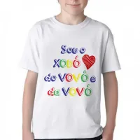 Camiseta adulto ou infantil Sou o Xodó do vovô e da vovó - Foto 3