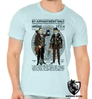 Camiseta adulto ou infantil Tesla Nikola Genio Inventor eletricidade Lovecraft - Foto 4