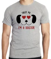 Camiseta adulto ou infantil Veterinário médico dogtor cão dog - Foto 3