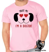 Camiseta adulto ou infantil Veterinário médico dogtor cão dog - Foto 4