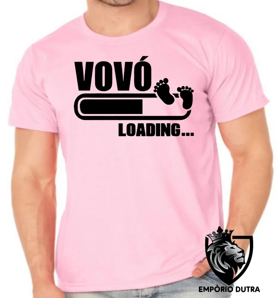 Camiseta adulto ou infantil vovó presente vó mãe bateria carregando