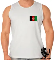 Camiseta Regata adulto ou infantil bandeira afeganistão - Foto 2