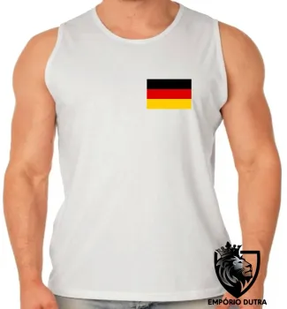 Camiseta Regata adulto ou infantil bandeira Alemanha germany - Foto 2