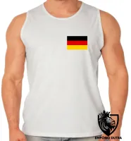 Camiseta Regata adulto ou infantil bandeira Alemanha germany - Foto 2