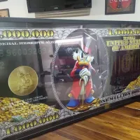 Quadro Nota De 1 Milhão De Dólares Tio Patinhas Moldura preta e acrilico cristal - Foto 7