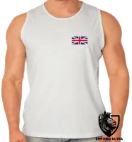 Camiseta Regata adulto ou infantil bandeira inglaterra reino unido - Foto 2