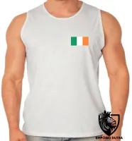 Camiseta Regata adulto ou infantil bandeira Irlanda reino unido - Foto 2