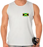 Camiseta Regata adulto ou infantil bandeira Jamaica marley - Foto 2