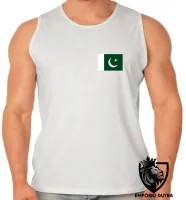 Camiseta Regata adulto ou infantil bandeira paquistão - Foto 2