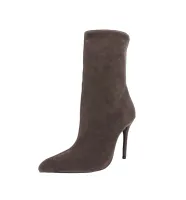 Ankle Boot Média Aisha Camurça Brown com Numeração Especial em Promoção - Foto 3