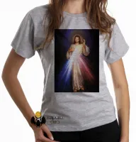 Baby look blusa Feminina Jesus Cristo Sagrado coração DEUS - Foto 5