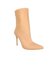 Ankle Boot Média Aisha Camel  com Numeração Especial em Promoção - Foto 2