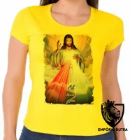 Baby look blusa Feminina Jesus meu guia - Foto 5